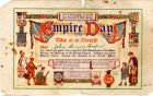 Overseas Club Empire Day 1915 certificate issued to John Henry Hooper