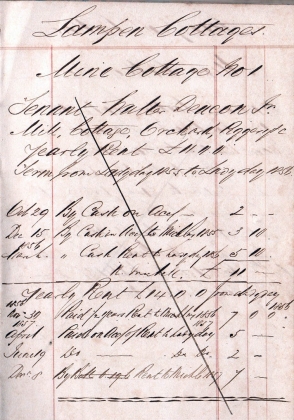 Olliver Rent Book Lampen Mine Cott No 1 1856