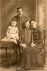 Pte George Smith was Sandra Fairhall&#039;s G Dad. Sandra&#039;s mother is pictured standing in the center.