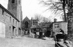 London Inn and Church circa 1900